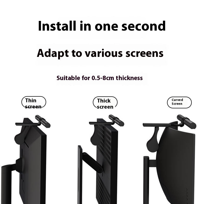 Curved Computer Monitor Eye Protection Hanging Lamp